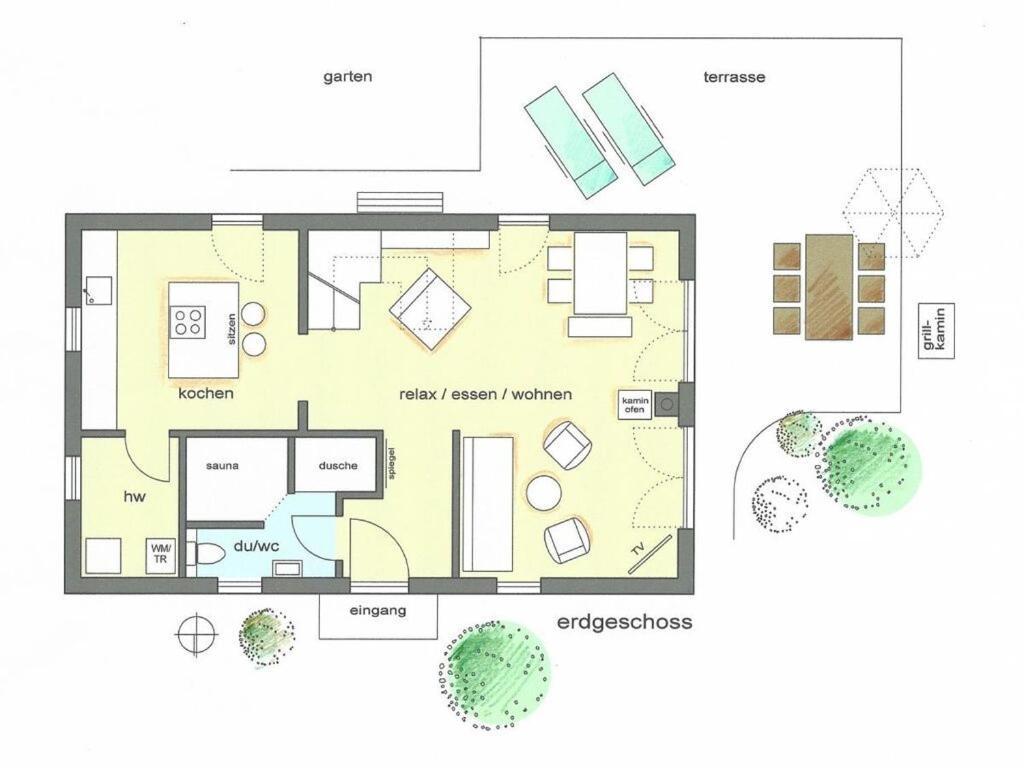 Holiday Home Reet-Seaside Glowe Extérieur photo